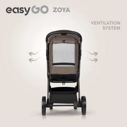 EasyGo Zoya mózeskosár – Mokka