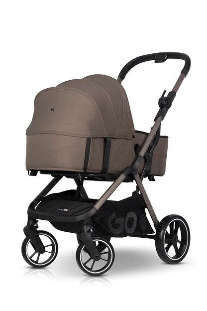 EasyGo Zoya 2in1 babakocsi táskával – Mokka