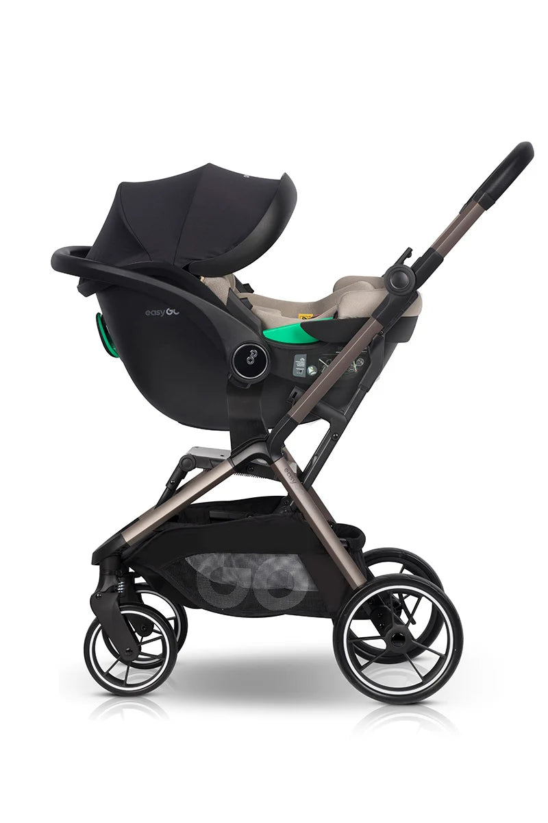 EasyGo Zoya 2in1 babakocsi táskával – Mokka