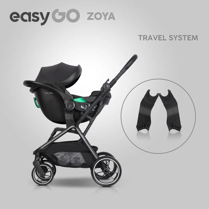 EasyGo Zoya mózeskosár – Jungle Green