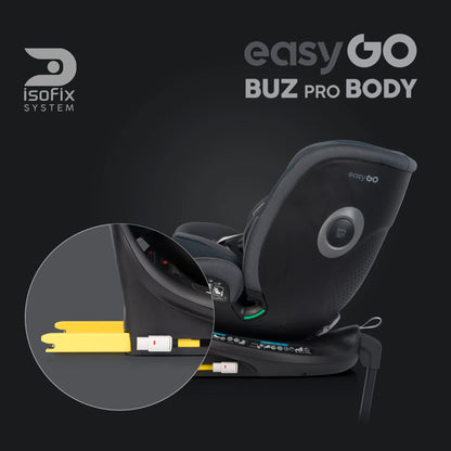 EasyGo BUZ PRO BODY i-Size autósülés 40–150 cm – Granito