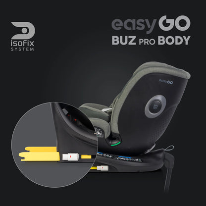 EasyGo BUZ PRO BODY i-Size autósülés 40–150 cm – Greener