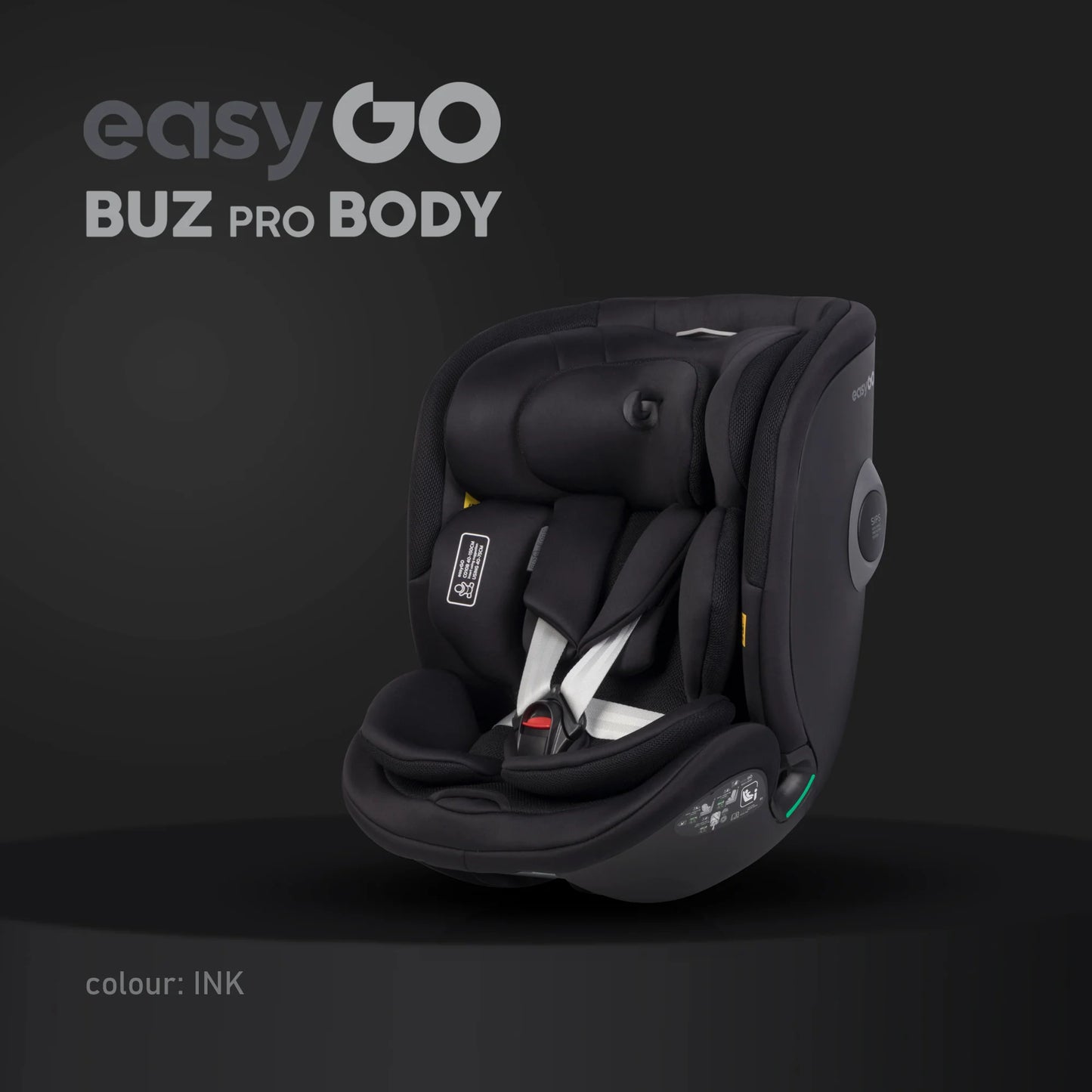 EasyGo BUZ PRO BODY i-Size autósülés 40–150 cm – Ink