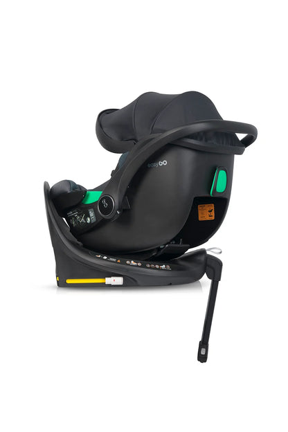 EasyGo Buz Pro i-Size autós hordozó forgatható ISOFIX bázistalppal – Granito