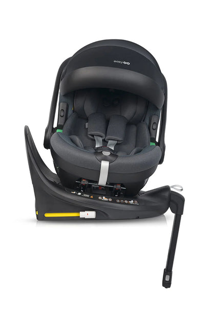EasyGo Buz Pro i-Size autós hordozó forgatható ISOFIX bázistalppal – Granito
