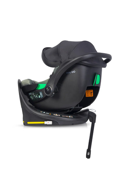 EasyGo Buz Pro i-Size autós hordozó forgatható ISOFIX bázistalppal – Greener