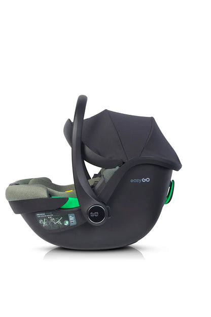 EasyGo Buz Pro i-Size autós hordozó forgatható ISOFIX bázistalppal – Greener