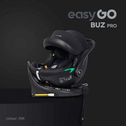 EasyGo Buz Pro i-Size autós hordozó forgatható ISOFIX bázistalppal – Ink