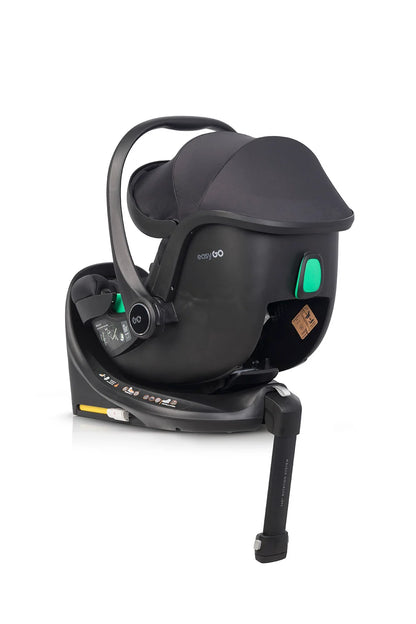 EasyGo Buz Pro i-Size autós hordozó forgatható ISOFIX bázistalppal – Ink