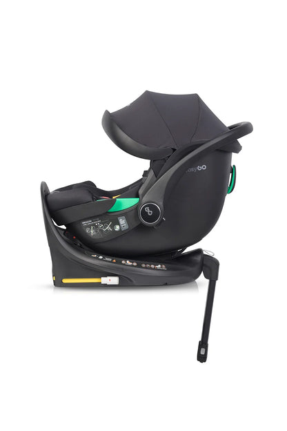 EasyGo Buz Pro i-Size autós hordozó forgatható ISOFIX bázistalppal – Ink