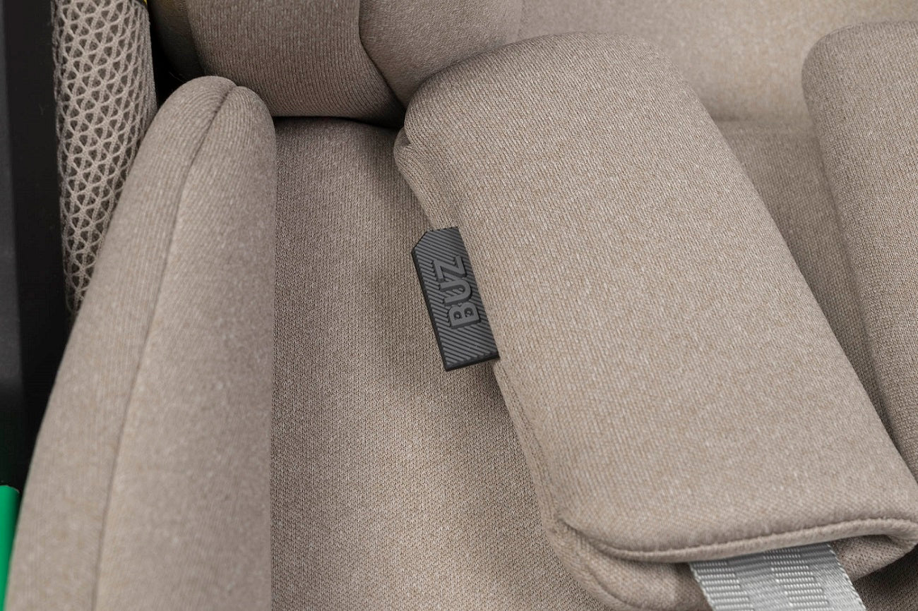 EasyGo Buz Pro i-Size autós hordozó forgatható ISOFIX bázistalppal – Taupe