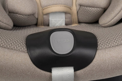 EasyGo Buz Pro i-Size autós hordozó forgatható ISOFIX bázistalppal – Taupe