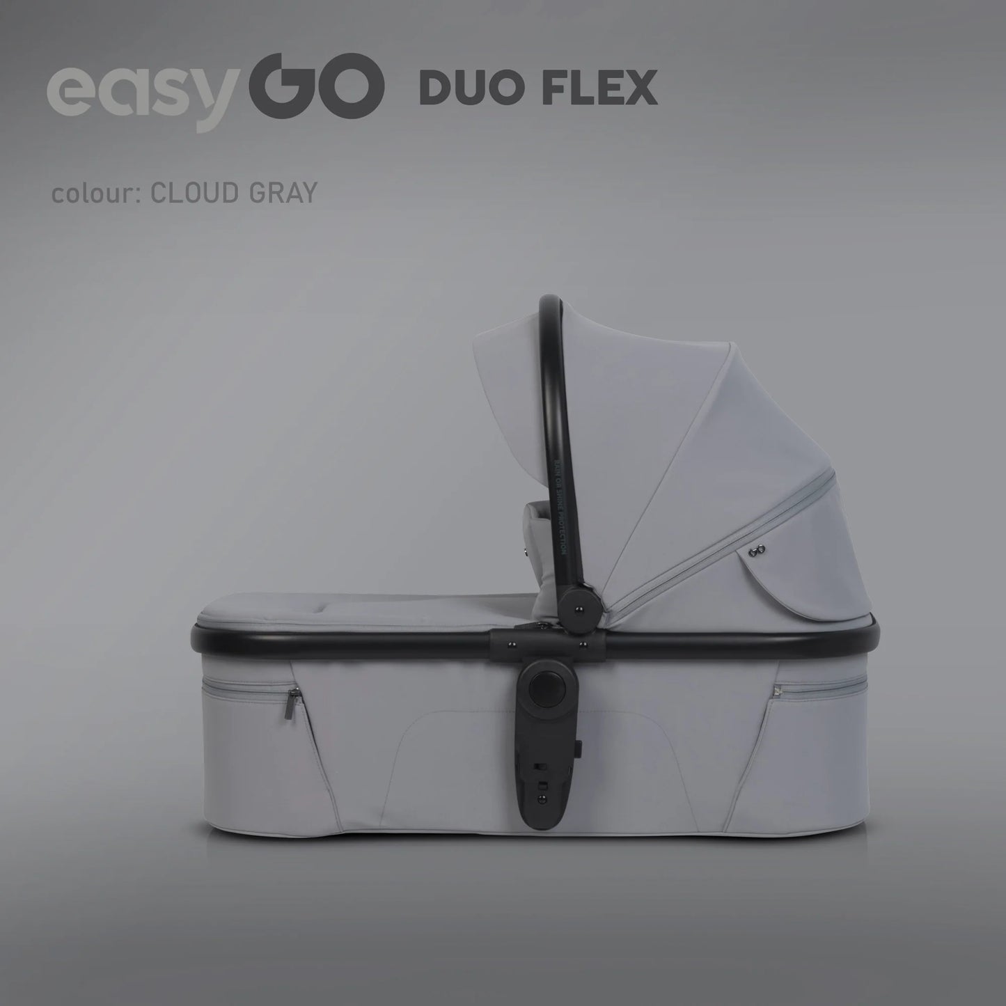 EasyGo Duoflex mózeskosár – Cloudy Gray