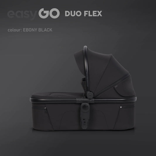 EasyGo Duoflex mózeskosár – Ebony Black