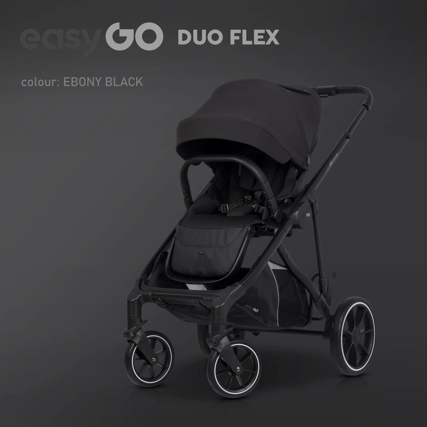 EasyGo Duoflex babakocsi – Ebony Black