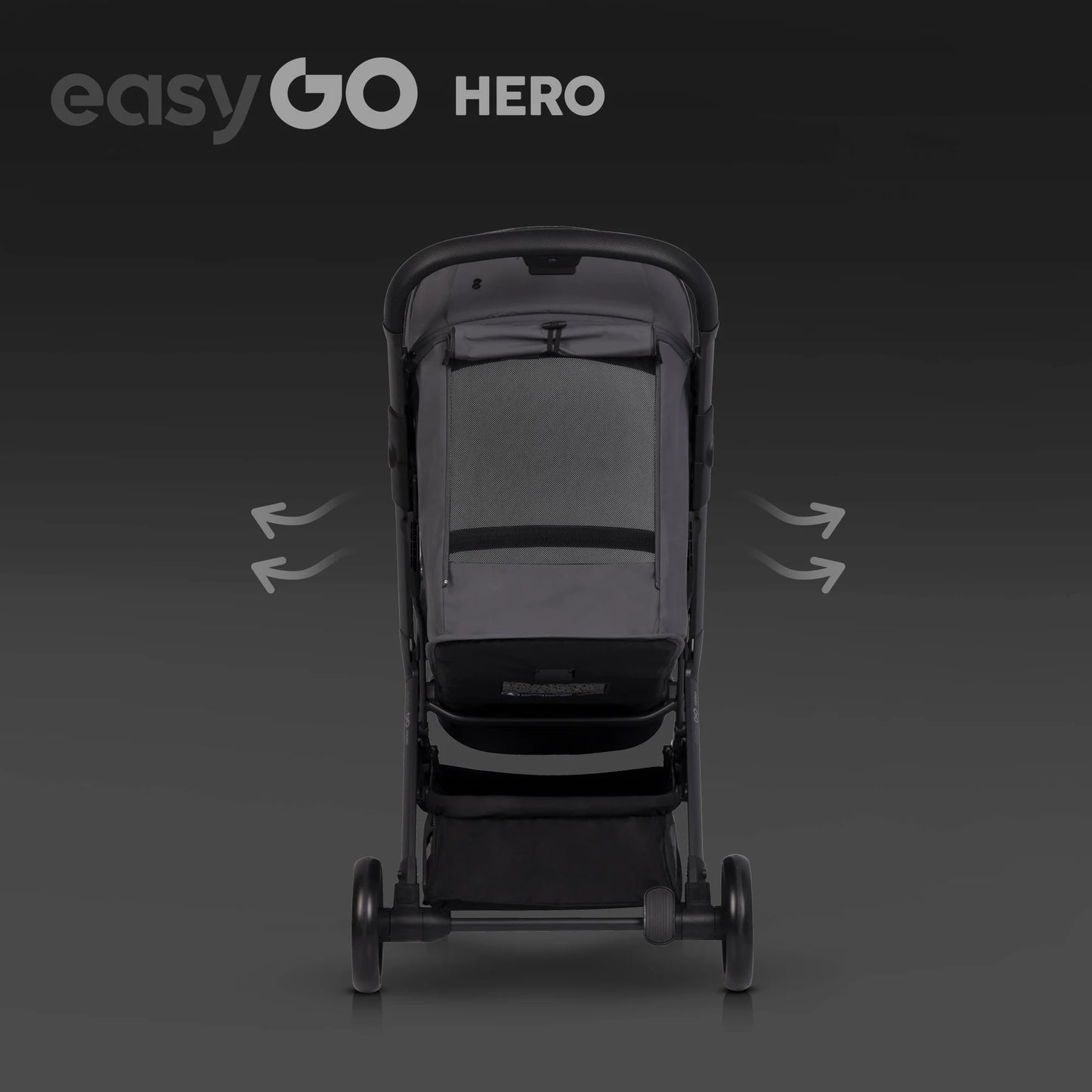 EasyGo Hero sport babakocsi – Cloudy Gray