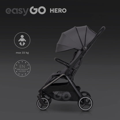 EasyGo Hero sport babakocsi – Cloudy Gray