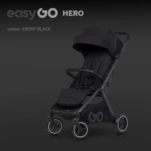 EasyGo Hero sport babakocsi – Ebony Black