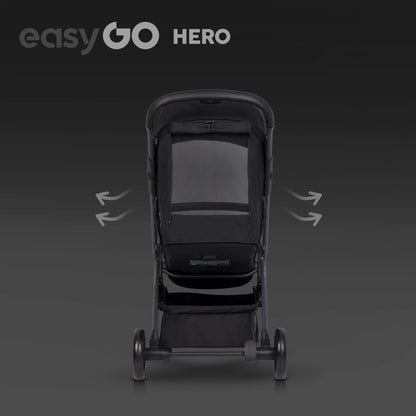 EasyGo Hero sport babakocsi – Ebony Black