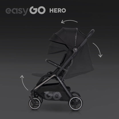 EasyGo Hero sport babakocsi – Ebony Black