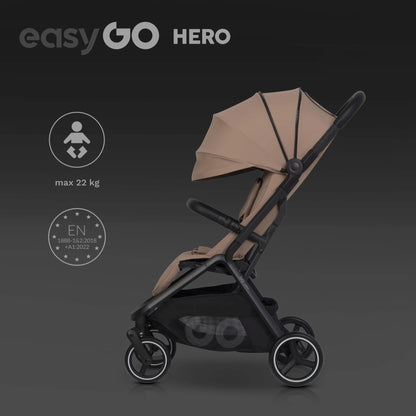 EasyGo Hero sport babakocsi – Golden Beige