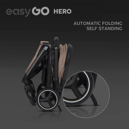 EasyGo Hero sport babakocsi – Golden Beige