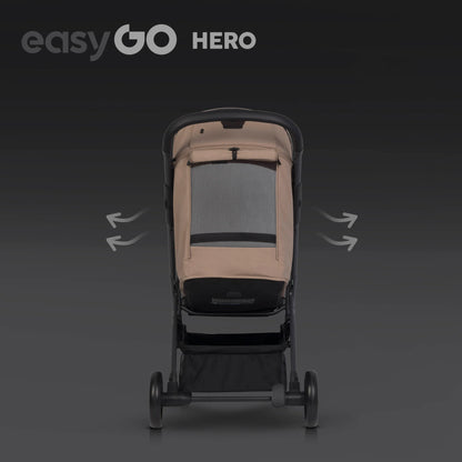 EasyGo Hero sport babakocsi – Golden Beige