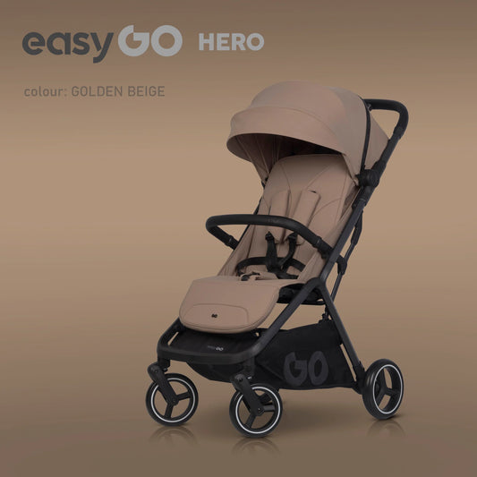 EasyGo Hero sport babakocsi – Golden Beige