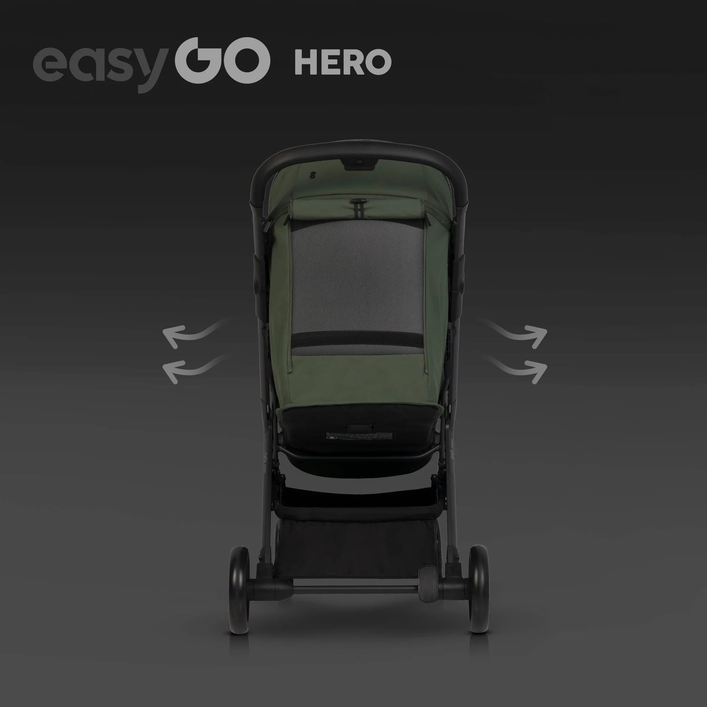 EasyGo Hero sport babakocsi – Jungle Green