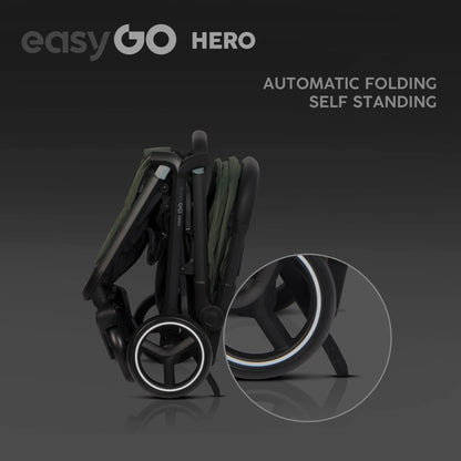 EasyGo Hero sport babakocsi – Jungle Green