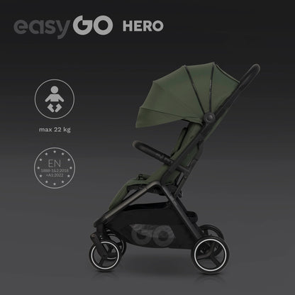EasyGo Hero sport babakocsi – Jungle Green