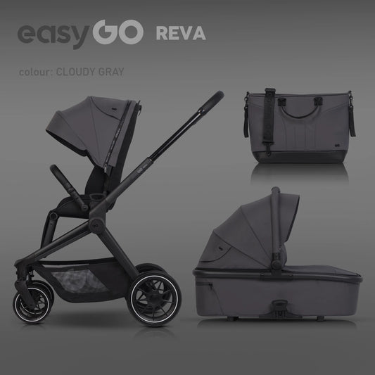 EasyGo REVA 2in1 babakocsi – Cloudy Gray