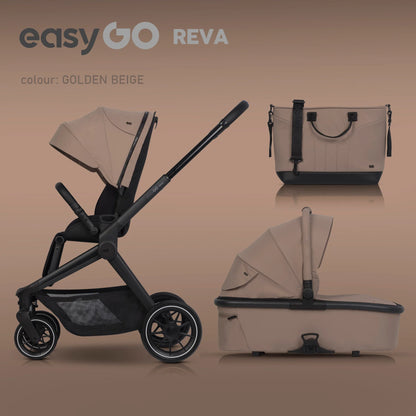 EasyGo REVA 2in1 babakocsi – Golden Beige