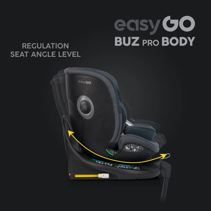 EasyGo Buz Pro + Buz Pro Body 2in1 autósülés szett ISOFIX bázissal – Granito