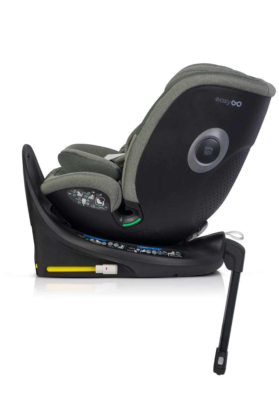 EasyGo Buz Pro + Buz Pro Body 2in1 autósülés szett ISOFIX bázissal – Greener