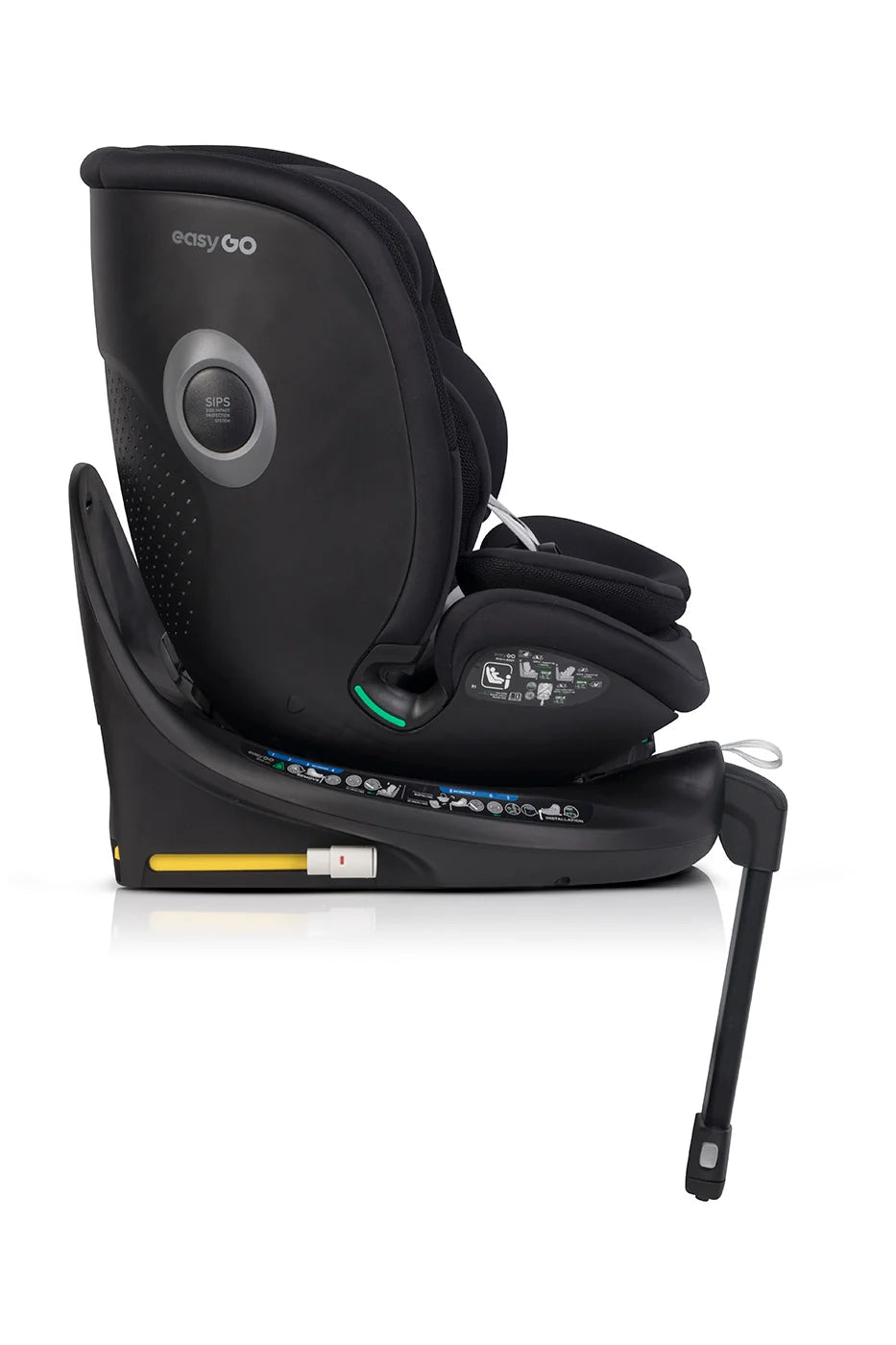 EasyGo Buz Pro + Buz Pro Body 2in1 autósülés szett ISOFIX bázissal – Ink