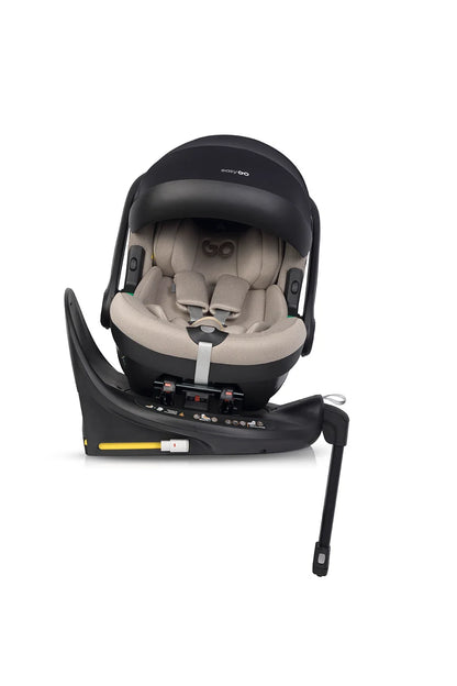 EasyGo Buz Pro + Buz Pro Body 2in1 autósülés szett ISOFIX bázissal – Taupe